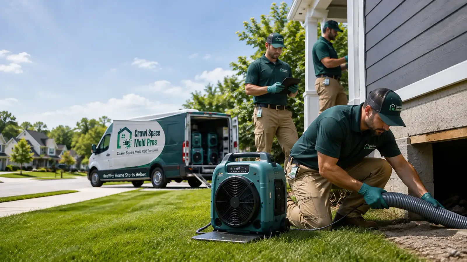 Crawl Space Mold Removal in Clovis, CA